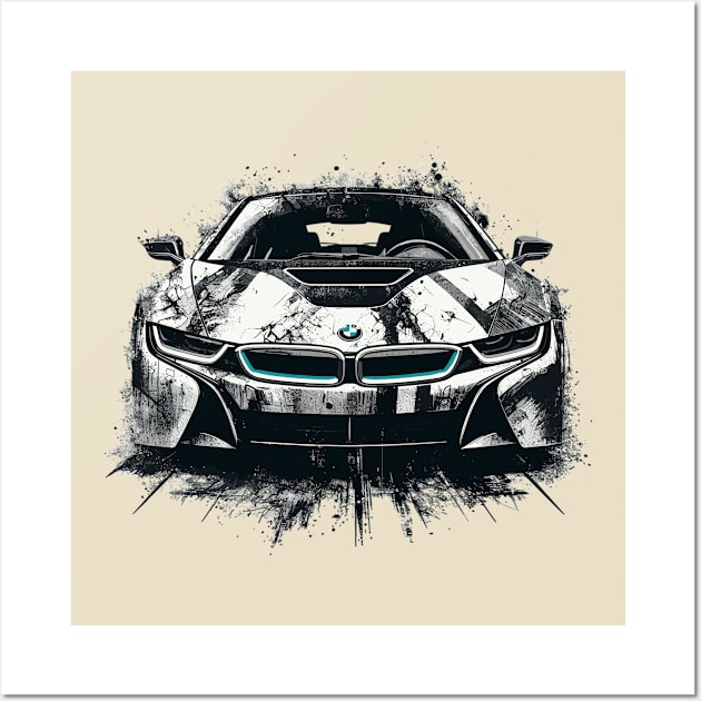 BMW i8 Wall Art by Vehicles-Art